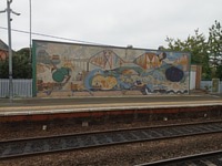 image of mural at north queensfreey station